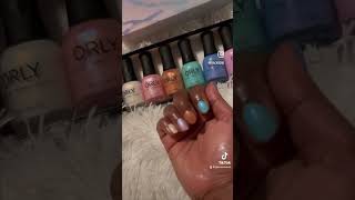 Orly Color Pass box Spring nails orly manicure [upl. by Gilberto]