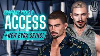 SECOND LIFE  Access Shopping amp NEW Lelutka EvoX SKINS [upl. by Eve489]