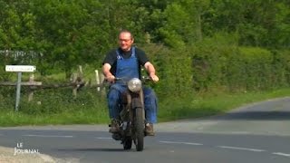 Vendée  JeanLuc Bertrand ou la passion des motos anciennes [upl. by Eluj]