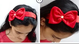 Hair band idea खुबसूरत hairband बनाये घर पे बेकार सामान से make stylish haiband from waste febric [upl. by Favin]