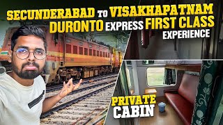 Duronto Express First Class 😍 Experience  Secunderabad To Visakhapatnam  22204 Vizag Durunto [upl. by Anawait]