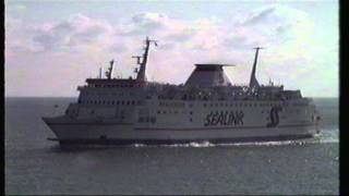 Various Cross channel ferries of the early 90s [upl. by Annavaj]