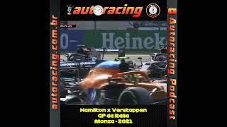 BATIDA ENTRE VERSTAPPEN E HAMILTON GP DA ITÁLIA F1 2021 MONZA shorts f1clash [upl. by Adia]