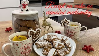 RECEPT NA MEDOVNÍKOVÉ CESTO  voňavé chutné a mäkké medovníky  gingerbread recipe  honingdauw [upl. by Jephum]