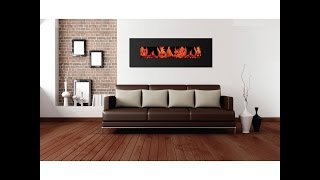 Warm House Valencia Widescreen Wall Mount Electric Fireplace Review VWWF10306 [upl. by Nogras]