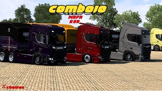 COMBOIO COM AS SCANIA NTG NU PADRÃƒO DOS GURIâœ…ï¸ðŸ˜CARREIRADOIDA ETS 2 [upl. by Yehudit]