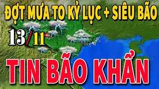 Tin bão Mới Nhất  Dự báo thời tiết hôm nay ngày mai 1311  dự báo thời tiết 3 ngày tớithoitiet [upl. by Andy]