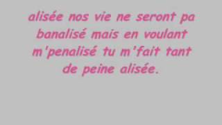 keenv alisée  parole  karaoké [upl. by Ainud]