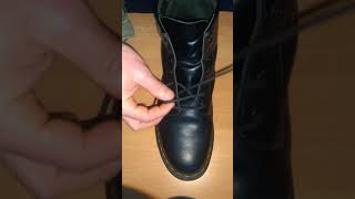 how to lace doc martens boots way 1 [upl. by Annoet]