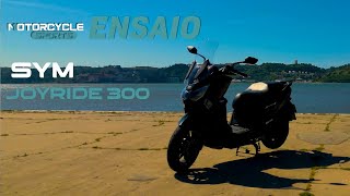 SYM Joyride 300  design desportivo e linhas estreitas [upl. by Petigny]