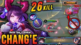 100 IMMORTAL 26 Kills Change Golden Staff Build Almost SAVAGE  Build Top 1 Global Change  MLBB [upl. by Ahsilef]