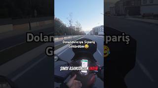 Minik Dolandırıcı😂shorts motovlog yemeksepeti trendyolgo kurye fyp viralvideo tiktok [upl. by Airdnal]