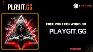 lifetime free port forwarding Using Playitgg [upl. by Piks]