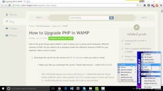 How to Upgrade PHP in WAMP [upl. by Benco]