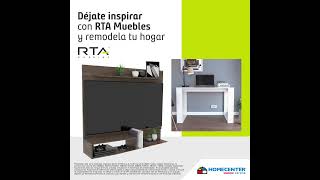 Déjate inspirar con RTA Muebles y remodela tu hogar en Homecenter [upl. by Nepil801]