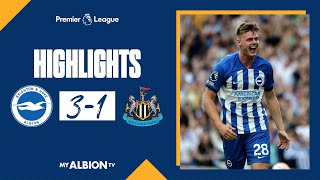 PL Highlights Brighton 3 Newcastle 1 [upl. by Adnolrehs]