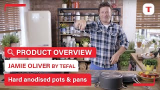 Jamie Oliver introduces the new Professional Series Hard Anodised  Tefal [upl. by Nirehtak]