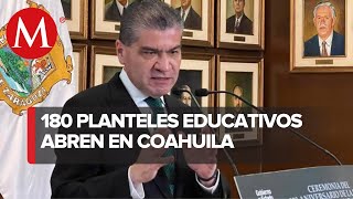 180 planteles educativos abren sus puertas en Coahuila [upl. by Waneta696]