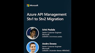 Azure API Management Stv1 to Stv2 Migration enus – Azure Experts on Demand [upl. by Harikahs]