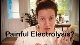 Does Electrolysis hurt How painful is permanent hair removal PCOS Hirsutism Facial Hair Removal [upl. by Modnarb305]