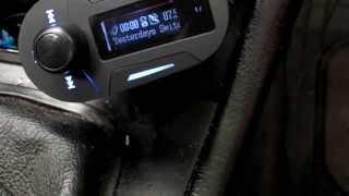 A Car Mp3 Transmitter remote amp how to change language [upl. by Esirec]