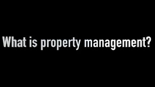 SBAOR  What is property management [upl. by Revell]