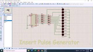 Proteus simulate IC 4017 [upl. by Ijneb]