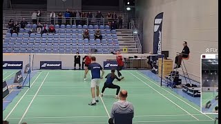 Askö Traun gegen Badminton Mödling Spielfeld 2 [upl. by Sakram]