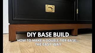 DIY quotDoubletierquot Wood Base  Easy DIY Wood Base [upl. by Aicylla622]