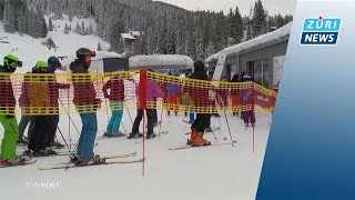 Skifahren trotz Corona So setzen PistenRanger die CovidRegeln um [upl. by Borchert]