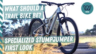 FIRST LOOK  SPECIALIZED STUMPJUMPER TRAIL BIKE [upl. by Baillie384]