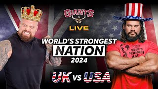 Worlds Strongest Nation 2023 UK vs USA [upl. by Nomahs]