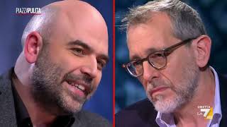 Saviano “Il consenso si compra”  L’intervista integrale di Corrado Formigli [upl. by Drahser]