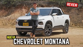 Chevrolet Montana 2024 🔥 ¿La mejor pickup liviana 🔥 Prueba  Reseña 4K [upl. by Rotow46]