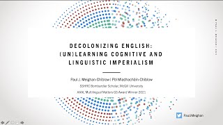 Decolonizing English Unlearning cognitive and linguistic imperialism [upl. by Aurora]