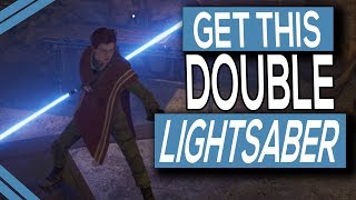 Where To Find The Double Bladed Lightsaber In Star Wars Jedi Fallen Order [upl. by Jobi]