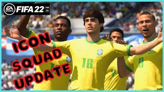 FIFA 22 Icon Squad Update  Legends Icon Squad Update FIFA 22 [upl. by Nnyrat]