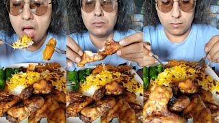 Saffron Rice with Chicken Wings Recipe [upl. by Arob]