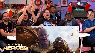 Avengers Infinity War Official Trailer Reaction [upl. by Aehtorod]