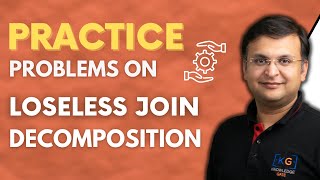 417 Example Practice Problem of Lossless Join Decomposition Part2 [upl. by Ellery]