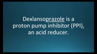 How to pronounce dexlansoprazole Dexilant Memorizing Pharmacology Flashcard [upl. by Whiney]