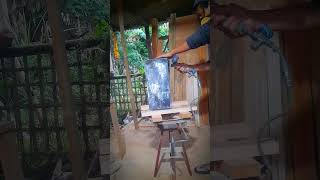 Refinish Metal woodworking carpenter carpentersskill [upl. by Leora]