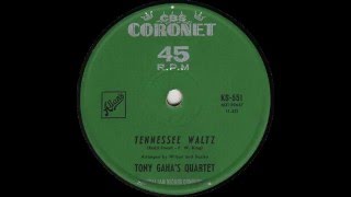 Tony Gahas Quartet  Tennessee Waltz 1962 [upl. by Nnylav]