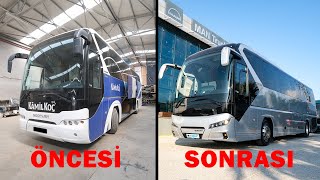 MAPAR ile NEOPLAN Tourliner Dönüşümü neoplanstarline mapar otobüs [upl. by Hakilam]