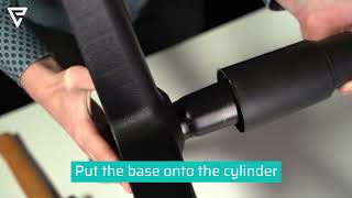 How to remove and replace the gas lift cylinder on a gaming chair [upl. by Frants]