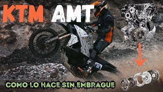 KTM AMT Embrague centrífugo igual que la Honda Súper Cup [upl. by Aivin]