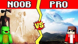 GREAT MOTHER MEGAPHONE VS BEHEMOTH Build Battle In Minecraft  NOOB VS PRO CHALLENGE  Maizen Parody [upl. by Olegnaleahcim]