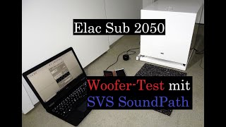 Elac Sub 2050 kann nicht stillstehen WooferTest Teil 2 mit SVS SoundPath [upl. by Nivag]