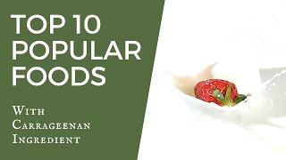 Top 10 Foods To Avoid With Carrageenan Ingredient  TWFL [upl. by Sibylle]