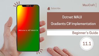 Dotnet MAUI Gradient in C [upl. by Kean]